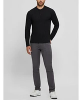 Guess Men's Brentwood Rib Knit Henley T-shirt