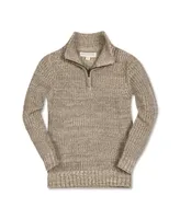 Hope & Henry Boys Organic Long Sleeve Half Zip Pullover Sweater, Infant