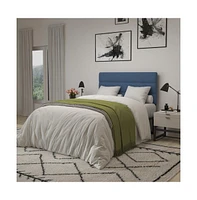 Merrick Lane Coppola Full Headboard With Tufted Upholstery And Powder Coated Metal Frame