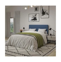 Merrick Lane Coppola Queen Headboard With Tufted Upholstery And Powder Coated Metal Frame