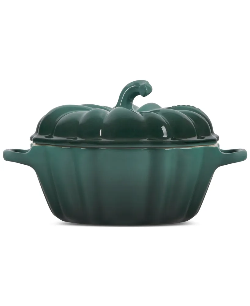 Le Creuset Stoneware Figural 12-Oz. Pumpkin Petite Cocotte