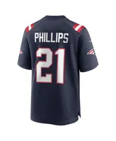 Men's Nike Adrian Phillips Navy New England Patriots Game Jersey