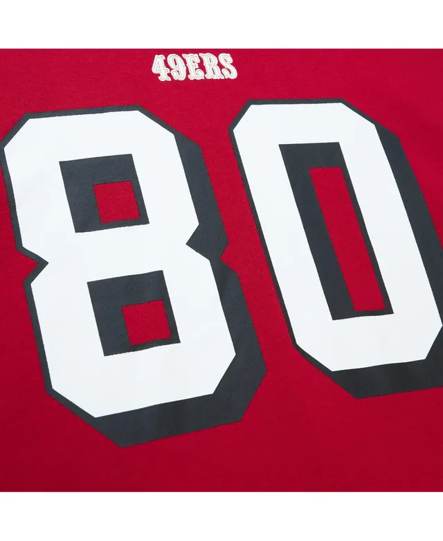 Jerry Rice San Francisco 49ers Mitchell & Ness Youth Retired Player Name Number Fleece Pullover Hoodie - Scarlet