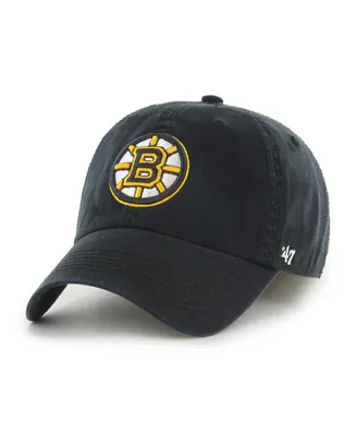 Men's '47 Brand Black Boston Bruins Classic Franchise Flex Hat