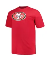 Men's Fanatics Deebo Samuel Scarlet San Francisco 49ers Big and Tall Player Name and Number T-shirt