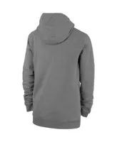 Big Boys Nike Heather Gray Air Force Falcons Rivalry Pullover Hoodie