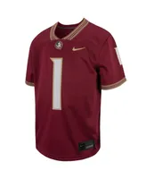 Big Boys Nike #1 Garnet Florida State Seminoles Football Game Jersey