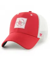 Men's '47 Brand Red St. Louis Cardinals Disburse Mvp Trucker Adjustable Hat