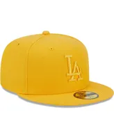 Men's New Era Gold Los Angeles Dodgers Color Pack 59FIFTY Fitted Hat