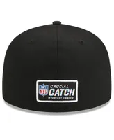 Men's New Era Black Tampa Bay Buccaneers 2023 Nfl Crucial Catch 59FIFTY Fitted Hat