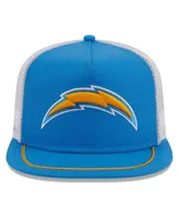 Men's New Era Powder Blue, White Los Angeles Chargers Original Classic Golfer Adjustable Hat