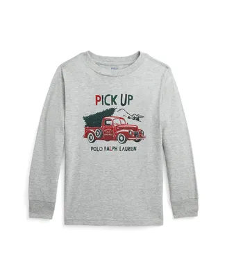 Polo Ralph Lauren Toddler and Little Boys Long-Sleeve Graphic T-shirt
