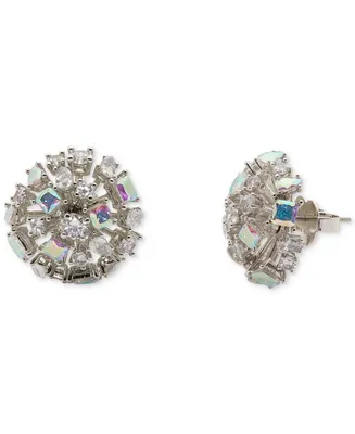 Kate Spade New York Silver-Tone Crystal Cluster Stud Earrings