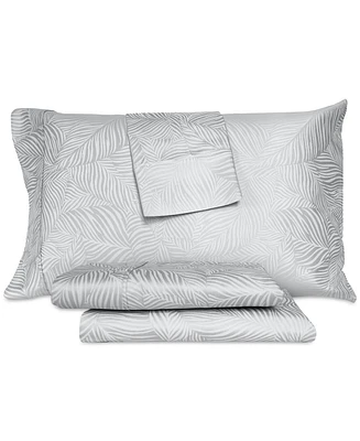 Closeout! Art of the Weave Feather 1000 Thread Count Cotton Sateen Blend 4-Pc. Sheet Set