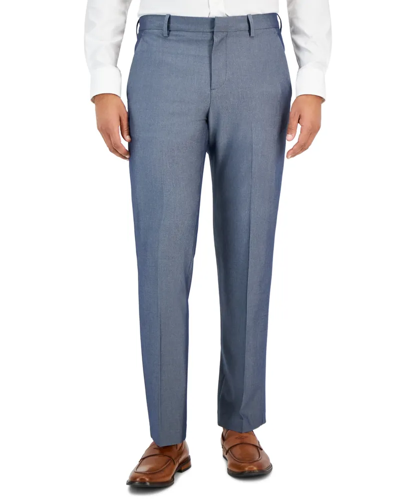 Perry Ellis Portfolio Men's Modern-Fit Check Dress Pants