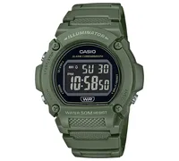 Casio Men's Digital Green Resin Strap Watch 47mm