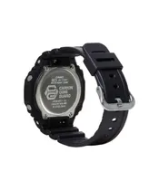 G-Shock Men's Two-Hand Quartz Analog Digital Black Resin Watch, 45.4mm, GA2100P-1A