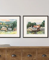 Valley Farm Ii Framed Art, Set of 2