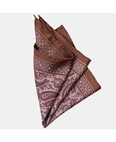 Elizabetta Men's Garibaldi - Large Silk Pocket Square for Men