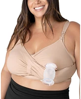 Kindred Bravely Plus Busty Sublime Hands-Free Pumping & Nursing Bra Fits 42B-48H