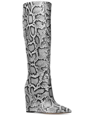 Michael Michael Kors Women's Isra Pointed-Toe Wedge Dress Boots