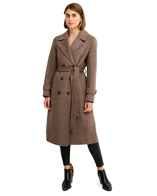 Women Front Runner Belted Coat