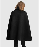 Belle & Bloom Women's On My Mind Wool Blend Cape Coat