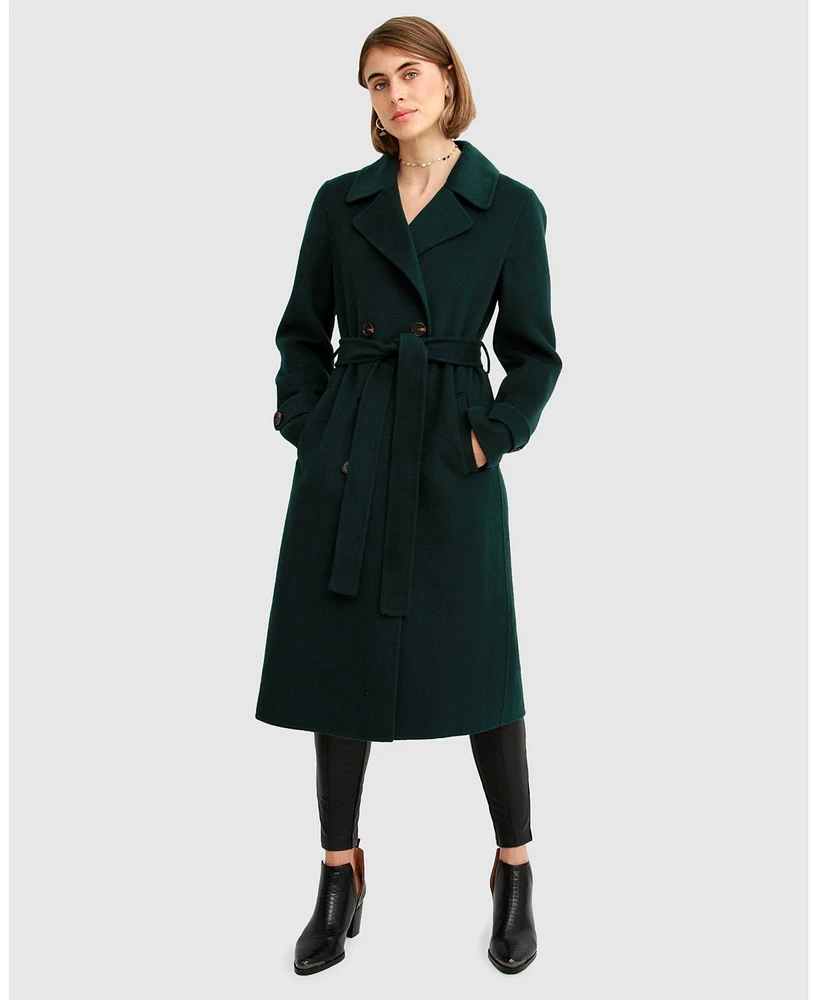 Belle & Bloom Women's Front Runner Belted Coat