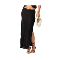 Women's Milan Slitted Maxi Skirt