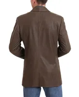 Bgsd Men Luke 2-Button Distressed Leather Blazer