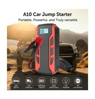 Alpha Digital Portable Car Jump Starter: 800A Peak- 10,000mAh 6.0L Gas/3.0L Diesel