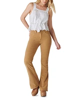 Lucky Brand Women's High Rise Corduroy Stevie Flare Pants