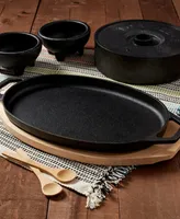 Infuse Latin Cast Iron 8 Piece Fajita Set