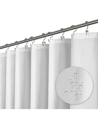 Liba Cloth Fabric Shower Curtain, Heavy Duty Waterproof