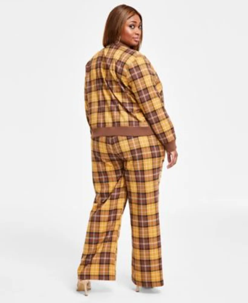 Nina Parker Trendy Plus Size Wide-Leg Pants, Created for Macy's