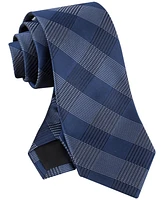 Calvin Klein Men's Aiden Blue Grid Tie