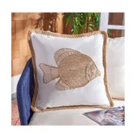 Safavieh Nilam Fish 18" x 18" Pillow