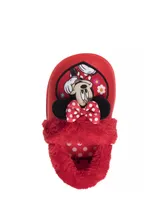 Disney Toddler Girls Minnie Mouse Dual Sizes Soft Slippers