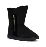 Olivia Miller Women's Cozy Side Zip Boot