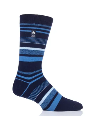 Heat Holders Men's Ultra Lite George Stripe Crew Sock