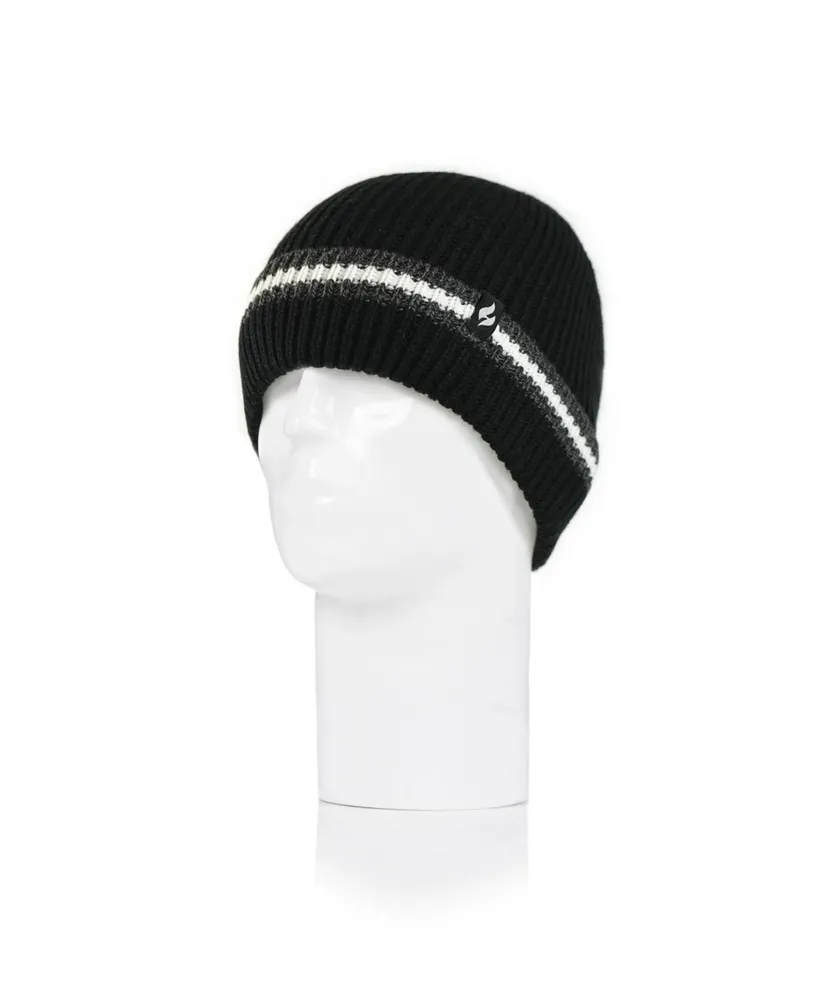 Heat Holders Men's Simon Rib Knit Roll Up Hat