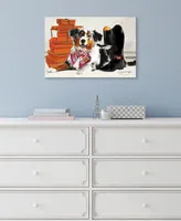 Empire Art Direct "Border Collie" Unframed Free Floating Tempered Glass Panel Graphic Dog Wall Art Print 16" x 24", 16" x 24" x 0.2" - Multi