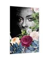 Empire Art Direct "Earth Goddess I" Frameless Free Floating Tempered Glass Panel Graphic Wall Art, 32" x 48" x 0.2" - Multi