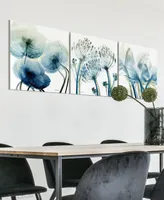 Empire Art Direct Unfocused Beauty 1 2 3 Frameless Free Floating Tempered Glass Panel Graphic Wall Art, 24" x 24" x 0.2" Each