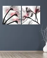 Empire Art Direct Coral Luster 1 2 Frameless Free Floating Tempered Glass Panel Graphic Wall Art, 24" x 24" x 0.2" Each