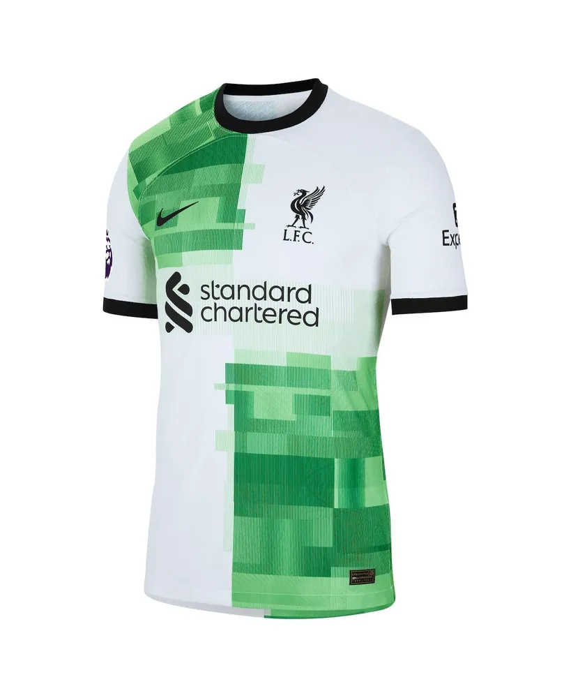 Men's Nike Mohamed Salah White Liverpool 2023/24 Away Authentic Player Jersey