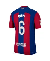 Men's Nike Gavi Royal Barcelona 2023/24 Home Match Authentic Player Jersey