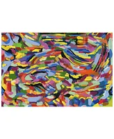 Empire Art Direct "Rules of The Rainbow I" Frameless Free Floating Tempered Glass Panel Graphic Wall Art, 48" x 32" x 0.4"