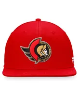 Men's Fanatics Red Ottawa Senators Core Primary Logo Fitted Hat