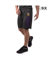 Men's Msx by Michael Strahan Black Minnesota Vikings Training Shorts